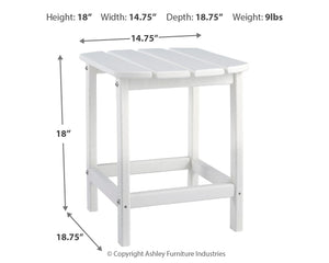 Sundown Treasure - Outdoor End Table #white
