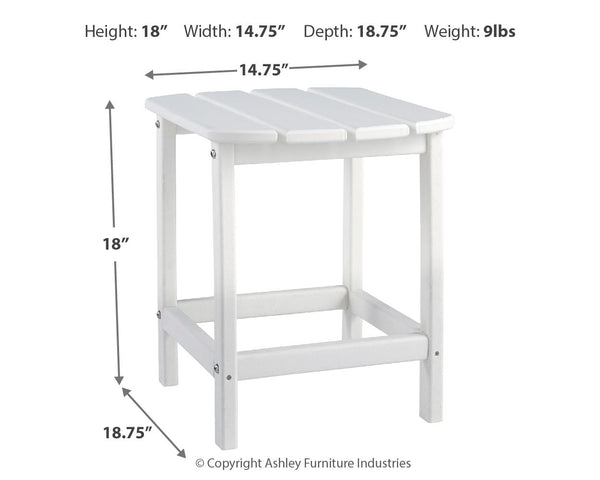 Sundown Treasure - Outdoor End Table #white