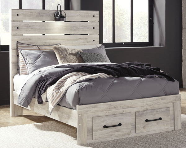 Cambeck - Panel Bed #full #2drawers