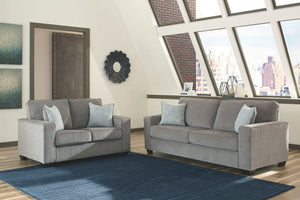 Altari - Living Room Set #gray #2pc.sofa,loveseat