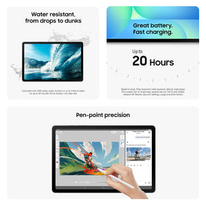 Samsung - Galaxy Tab S10 FE - 10.9" 128GB - Wi-Fi - with S-Pen - Blue