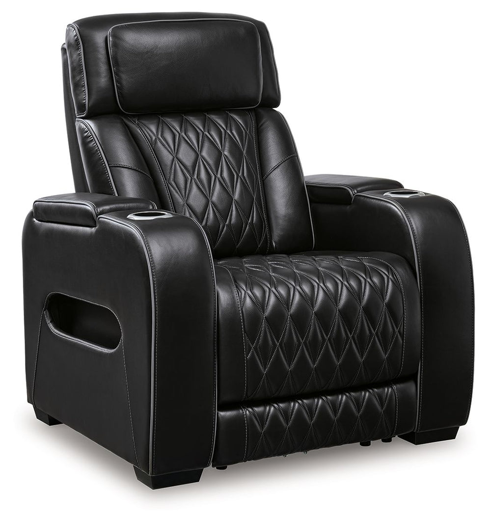 Boyington - Power Recliner/Adj Headrest #gray