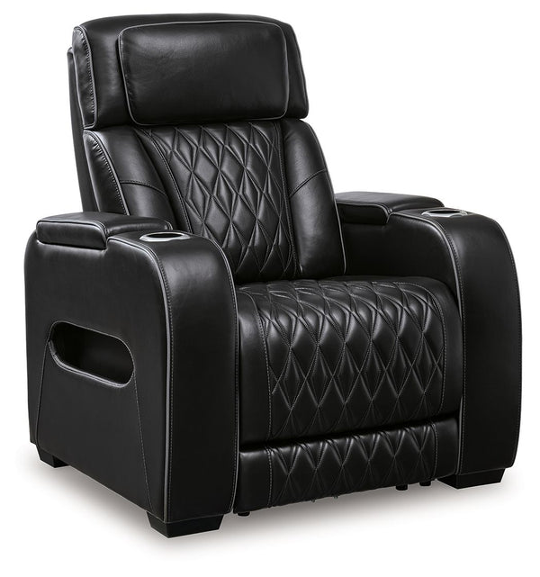 Boyington - Power Recliner/Adj Headrest #black