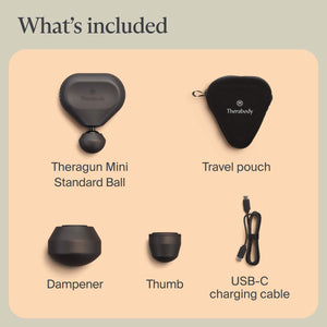 Therabody - Theragun Mini (3rd Generation) - Ultra-Portable Massage For Recovery Anytime, Anywhere - Black