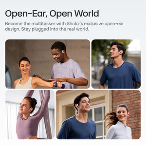 Shokz - OpenFit Air Open-Ear True Wireless Earbuds - Black