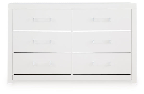 Maeling - Six Drawer Dresser #white #dressers