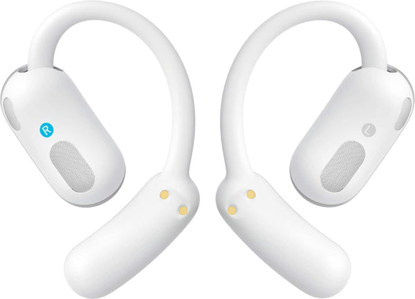 Soundcore - by Anker AeroFit 2 A.I. Assistant Open-Ear Bluetooth Headphones with Real-Time Translation and Adjustable Ear Hooks - Pearl White