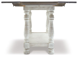 Havalance - Flip Top Sofa Table - Gray / White