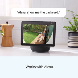 Ring - Spotlight Cam Plus Outdoor/Indoor Wireless 1080p Battery Surveillance Camera - Black