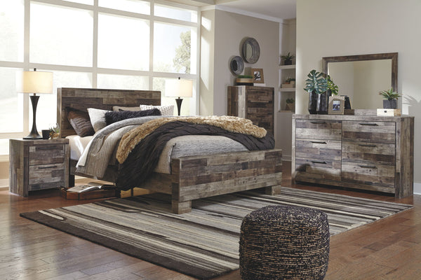 Derekson - Panel Bed #queen #none
