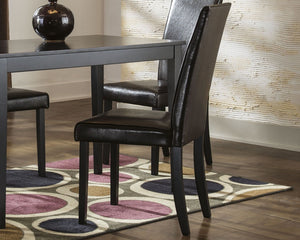 Kimonte - Dining Side Chair #darkbrown