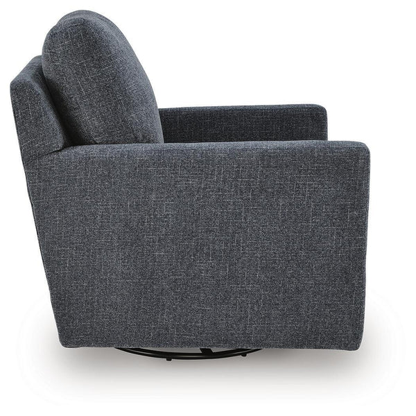 Dishford - Swivel Accent Chair #darkgray