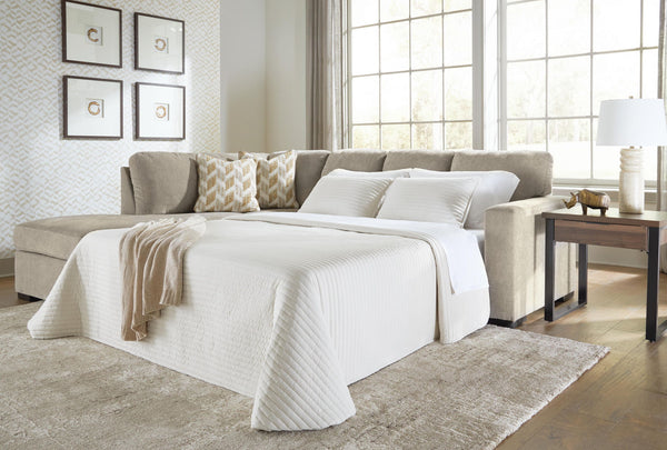 Bridgepoint - Sleeper Sectional #beige #2pc.lerftarmfacingcornerchaisesleepersectional