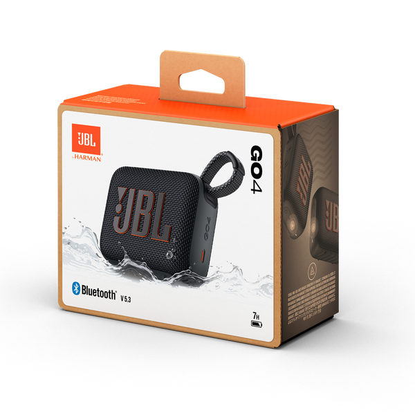 JBL - Go 4 Portable Bluetooth Speaker - 2024 - Black