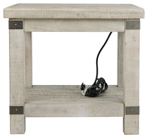 Carynhurst - Mesa auxiliar rectangular - Blanco lavado gris