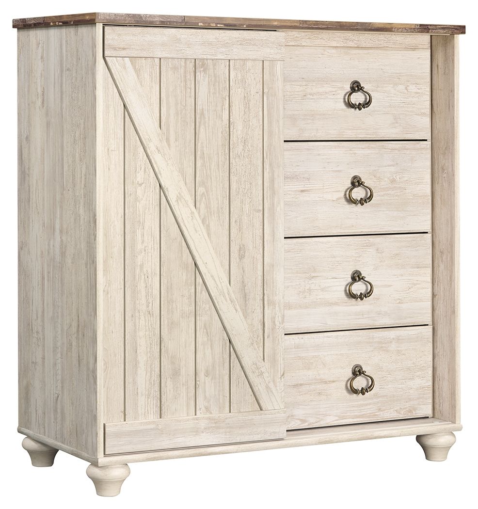 Willowton - Dressing Chest - Whitewash