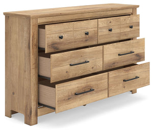 Makidern - Six Drawer Dresser #lightbrown #dressers