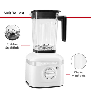 KitchenAid - K400 1200W 56 oz. Variable 5-Speed BPA-Free Blender with Tamper - White