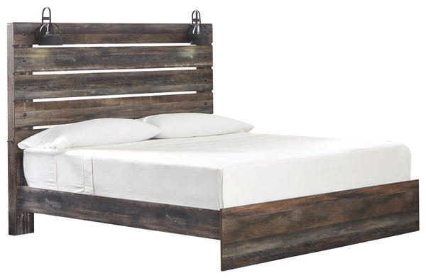 Drystan - Panel Bedroom Set #4pc.bed,dresser,mirror,chest #king #none