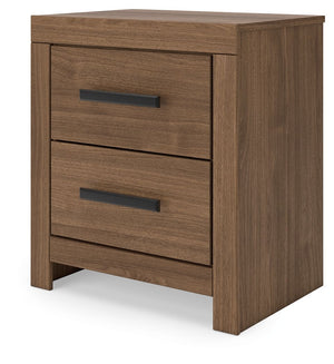 Broachmyn - Two Drawer Night Stand #lightbrown