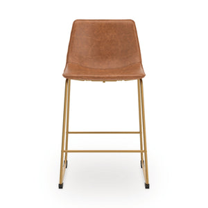 Ciabori - Upholstered Barstool (Set of 2) #lightbrown