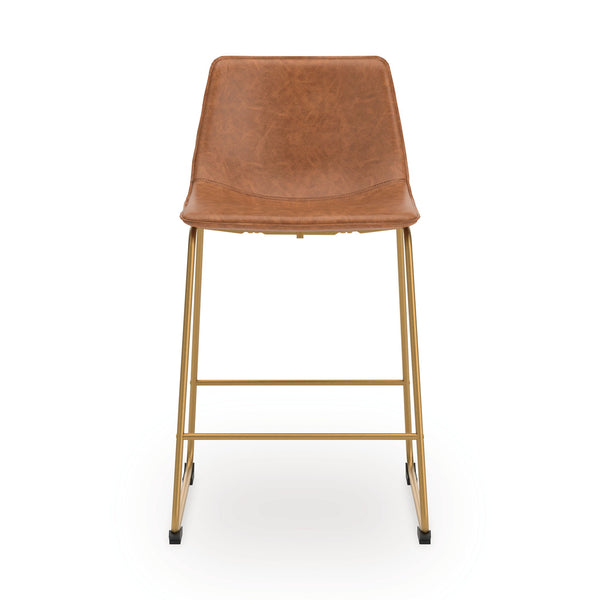 Ciabori - Upholstered Barstool (Set of 2) #lightbrown