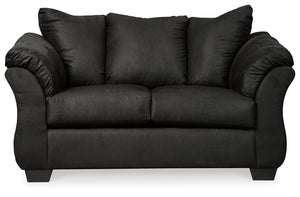 Darcy - Stationary Loveseat #black