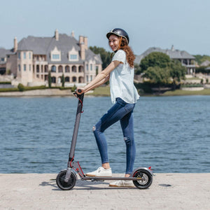 GoTrax - XR ADVANCE Lightweight Electric Scooter w/14mi Max Operating Range & 15.5mph Max Speed - Black