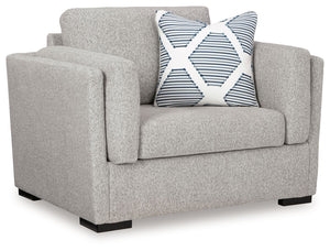 Evansley - Living Room Set #lightgray #2pc.chairandahalf,ottoman