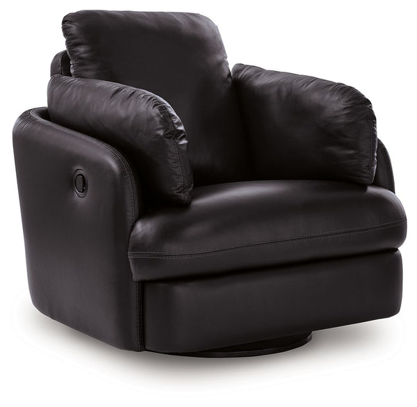 Modmax II - Sillón Reclinable con Planeador Giratorio - Negro