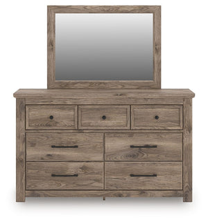 Rusticott - Poster Bedroom Set #4pc.bed,dresser,mirror,nightstand|3pc.bed,dresser,mirror