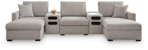 ModMax Luxe - Sectional #5pc.doublechaisesectionalwithaudioconsoles