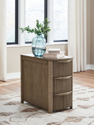 Camdill - Chair Side End Table #lightbrown