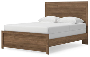 Broachmyn - Panel Bed #lightbrown #queen