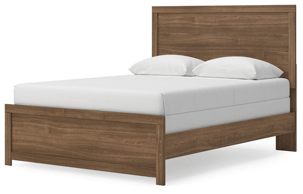 Broachmyn - Panel Bed #lightbrown #queen
