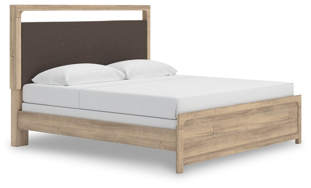Kinlanni - Upholstered Panel Bed #king