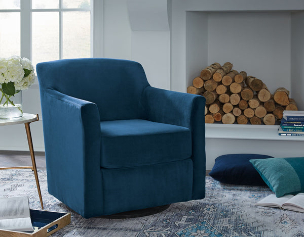 Bradney - Swivel Accent Chair #blue
