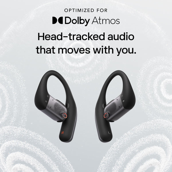 Shokz - OpenFit Pro Open-Ear True Wireless Bluetooth Active Noise Reduction Earbuds - Black