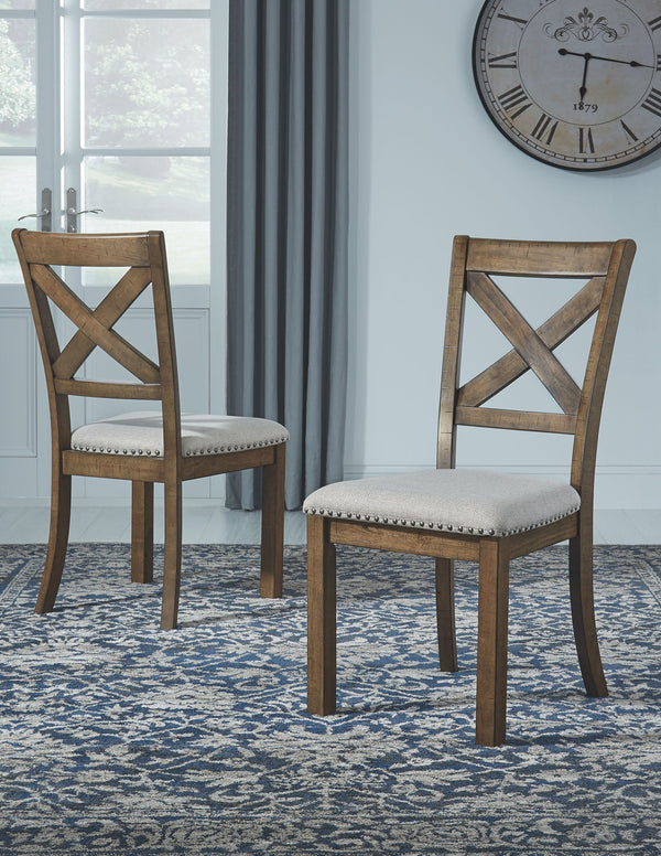 Moriville - Rectangular Dining Table Set #5pc.table,4chairs|7pc.table,4chairs,bench,server