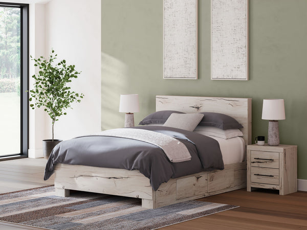Lawroy - Panel Bed With Storage #queen #2underbedstorageunits
