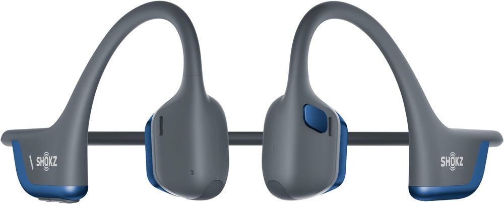 Shokz - OpenRun Pro 2 Wireless Bone Conduction Open-Ear Bluetooth Sports Headphones - Steel Blue