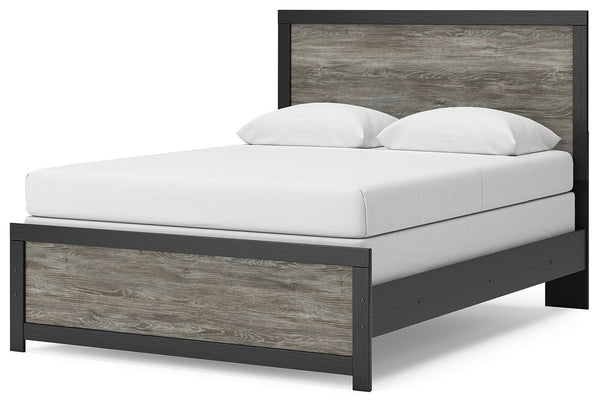 Broachmyn - Panel Bed #black #queen