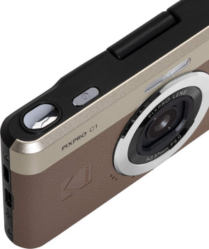 Kodak - PIXPRO C1 Digital Camera - Brown