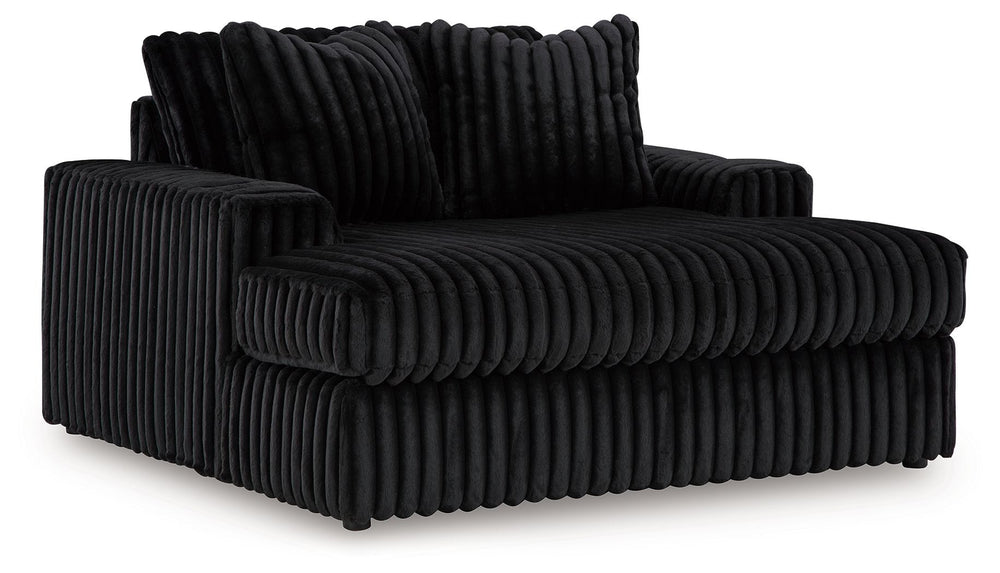 Midnight-Madness - Oversized Chaise #black