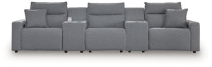 Modmax II - 5 Piece Reclining Sectional #5pc.powerrecliningsectionalwith2consoles