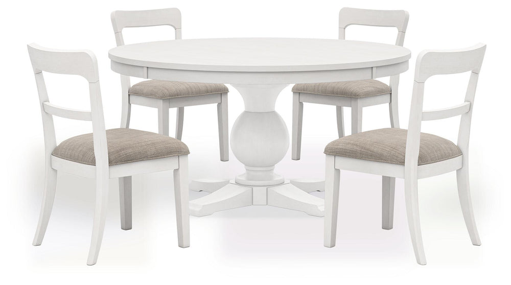 Greddinton - Round Dining Table Set