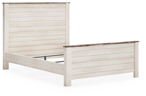 Willowton - Panel Bed #queen #none