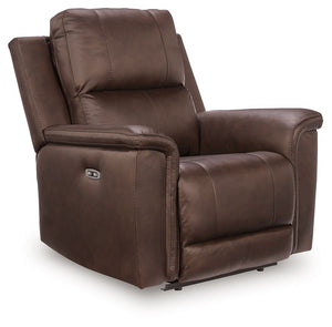 Bleckley - Power Recliner With Adjustable Headrest #darkbrown