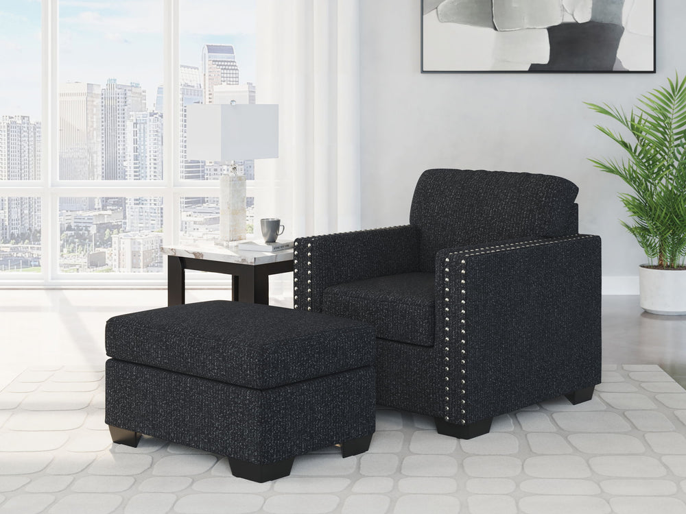 Jasmine Peaks - Living Room Set #2pc.chair,ottoman