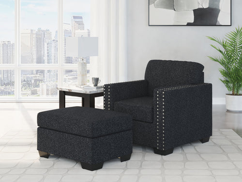 Jasmine Peaks - Living Room Set #2pc.chair,ottoman
